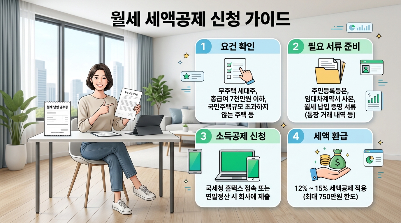 월세 세액공제 신청 방법 서류 총정리 가이드